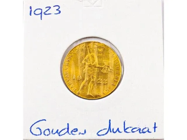 Gouden dukaat 1923 - afbeelding 1 van  2