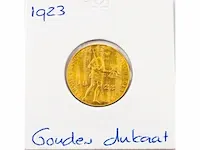Gouden dukaat 1923 - afbeelding 1 van  2
