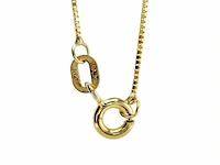 Gouden halsketting met diamant 1.01ct - afbeelding 3 van  6