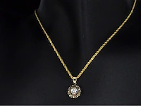 Gouden hanger diamant - afbeelding 2 van  8