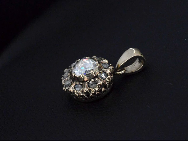 Gouden hanger diamant - afbeelding 8 van  8