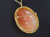 Gouden hanger met camee - afbeelding 4 van  7