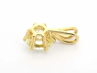 Gouden hanger met diamant van 1.24 carat met hrd certificaat, excl. ketting - afbeelding 7 van  9