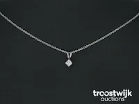 Gouden hanger met diamant - afbeelding 2 van  6