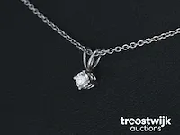 Gouden hanger met diamant - afbeelding 3 van  6
