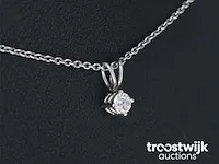 Gouden hanger met diamant - afbeelding 4 van  6