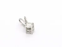 Gouden hanger met diamant - afbeelding 5 van  6