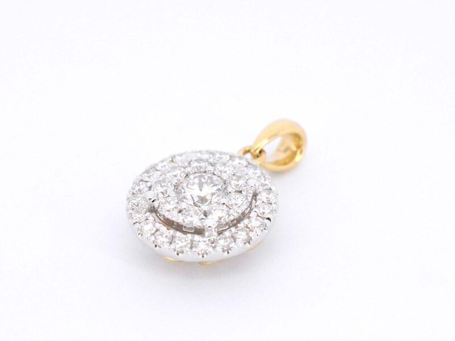 Gouden hanger met diamanten, excl. ketting - afbeelding 6 van  9