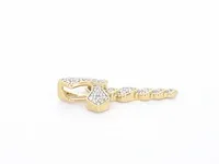 Gouden hanger met diamanten - afbeelding 5 van  7