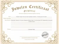 Gouden hanger met een briljant geslepen diamant - afbeelding 3 van  7