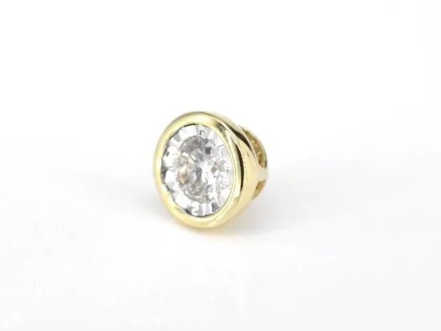 Gouden hanger met een briljant geslepen diamant - afbeelding 5 van  7
