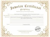 Gouden hanger met een briljant geslepen diamant - afbeelding 3 van  8