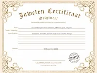 Gouden hanger met een edelsteen - afbeelding 4 van  9