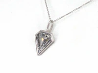 Gouden hanger met een uniek geslepen diamant, excl. ketting - afbeelding 4 van  10