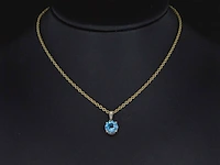 Gouden hanger met topaas excl. ketting - afbeelding 2 van  8