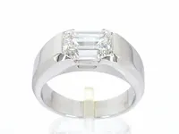 Gouden heren ring met 4.00 carat geslepen diamant - afbeelding 1 van  9