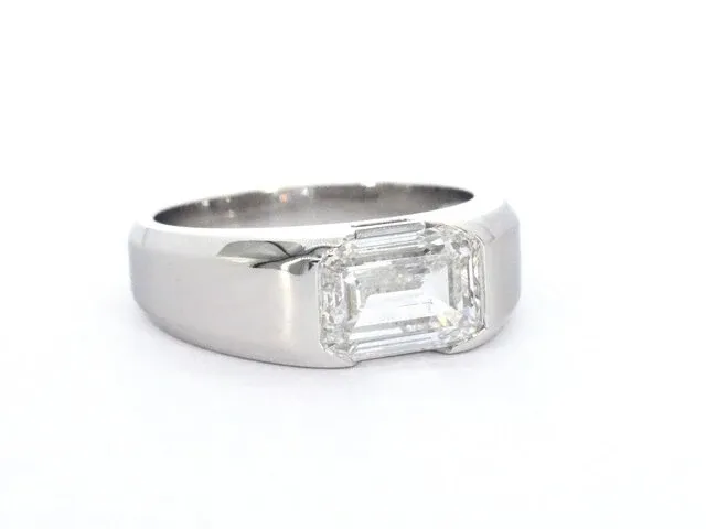 Gouden heren ring met 4.00 carat geslepen diamant - afbeelding 6 van  9