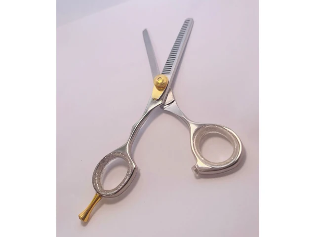 Gouden kappersschaar 14kt goldplated - afbeelding 5 van  10