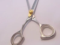 Gouden kappersschaar 14kt goldplated - afbeelding 5 van  10