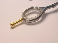 Gouden kappersschaar 14kt goldplated - afbeelding 6 van  10