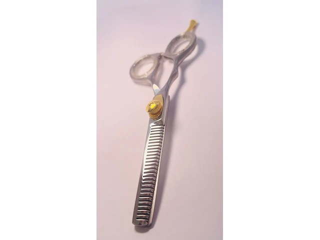 Gouden kappersschaar 14kt goldplated - afbeelding 5 van  7