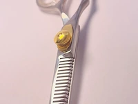 Gouden kappersschaar 14kt goldplated - afbeelding 5 van  7
