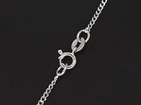 Gouden ketting met diamanten in triangel vorm - afbeelding 4 van  8