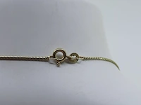 Gouden ketting met hanger, 14 karaats - afbeelding 11 van  12