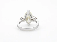 Gouden marquise ring met een centrale diamant van 5.45 carat - afbeelding 10 van  12