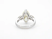 Gouden marquise ring met een centrale diamant van 5.45 carat - afbeelding 12 van  14