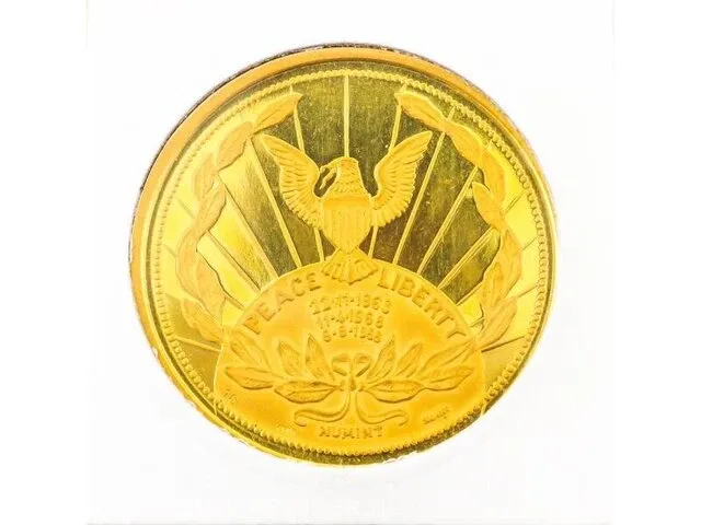 Gouden memoriam , john f kennedy, m luther king, r e kennedy - afbeelding 2 van  2
