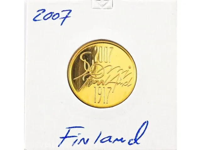 Gouden munt finland 2007 - afbeelding 1 van  2