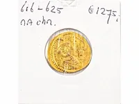 Gouden munt heraclius 616-625 na chr.