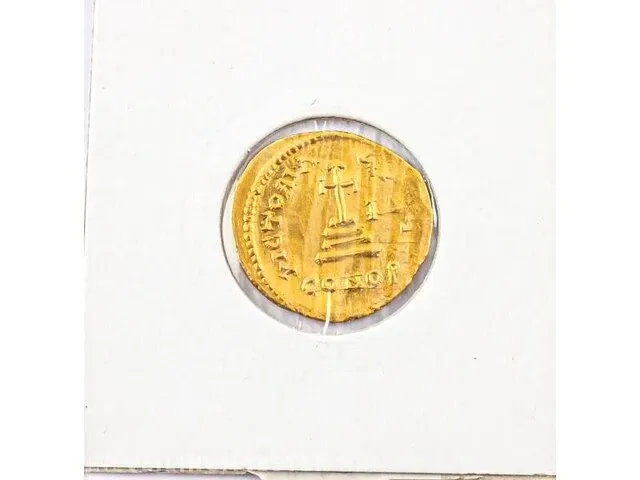 Gouden munt heraclius 616-625 na chr. - afbeelding 2 van  2