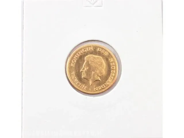 Gouden munt koningin juliana 1979 - afbeelding 1 van  2
