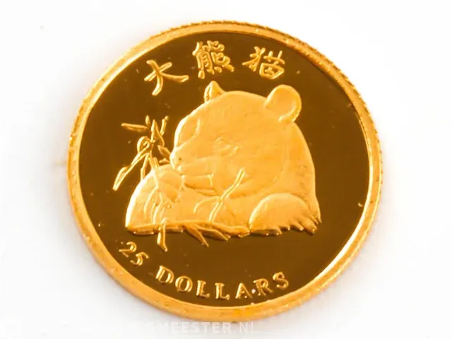 Gouden munt liberia 2003 - afbeelding 1 van  2