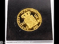 Gouden munt van willem de derde 1875 - afbeelding 1 van  2