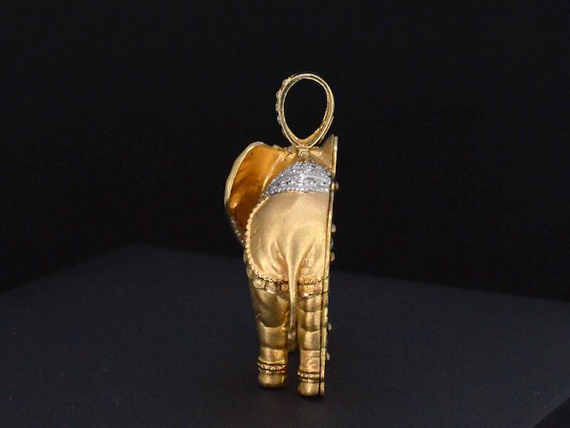 Gouden olifant zeer groot uitgevoerd - afbeelding 8 van  10