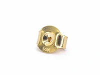 Gouden oorbellen met diamant en multicolour saffieren - afbeelding 7 van  9
