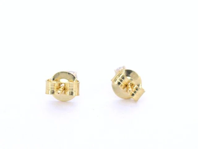 Gouden oorbellen met diamant - afbeelding 9 van  10