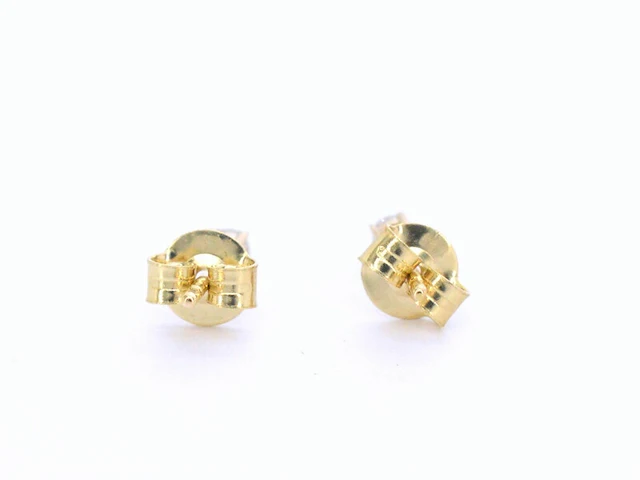 Gouden oorbellen met diamant - afbeelding 8 van  11