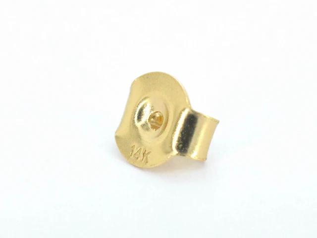 Gouden oorbellen met diamant - afbeelding 9 van  11