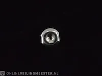 Gouden oorbellen met diamanten - afbeelding 7 van  8
