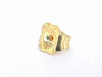 Gouden oorbellen met diamanten - afbeelding 9 van  10