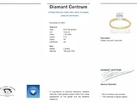 Gouden ovaal solitair ring met een 1.00 carat diamant - afbeelding 5 van  10