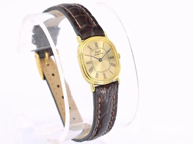 Gouden piaget horloge - afbeelding 7 van  13
