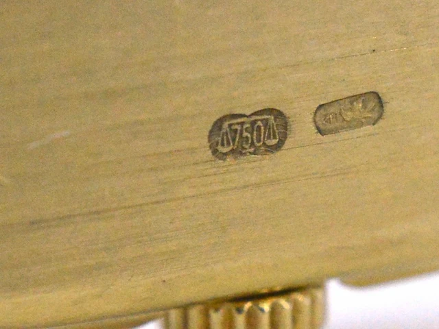 Gouden piaget horloge - afbeelding 4 van  14