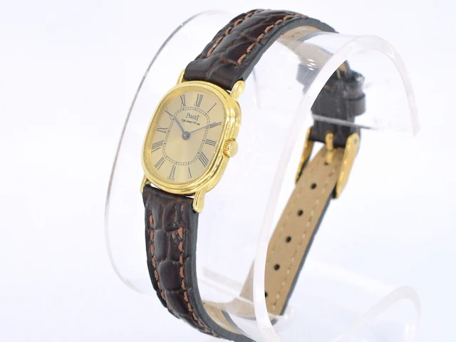 Gouden piaget horloge - afbeelding 10 van  14