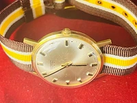Gouden pontiac horloge 14kt goud - afbeelding 9 van  11