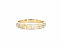 Gouden rijring met diamanten - afbeelding 8 van  11